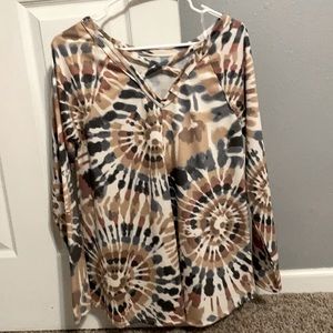 Tie-Dye Long Sleeve Tee